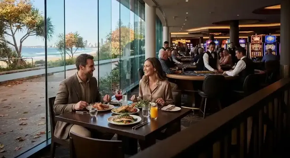 Private poker table at Crown Perth