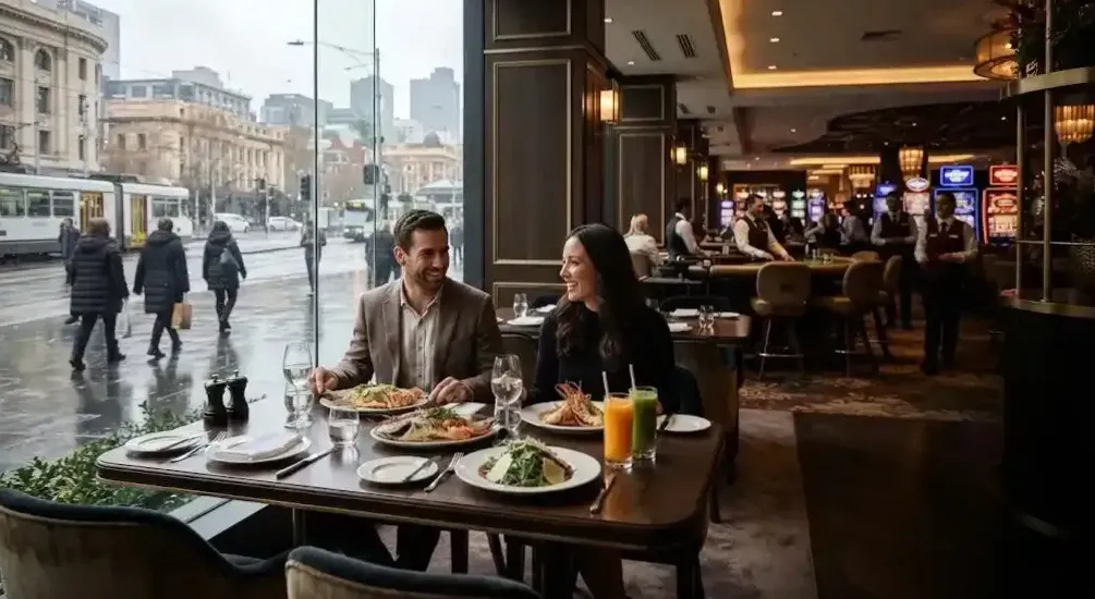 Dealer at a private salon table