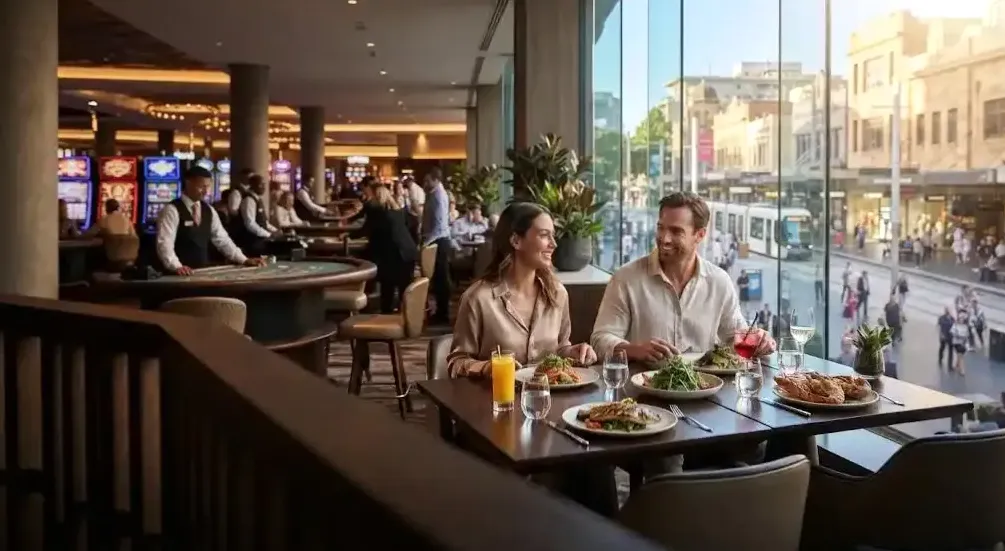 Private gaming salon at Crown Perth